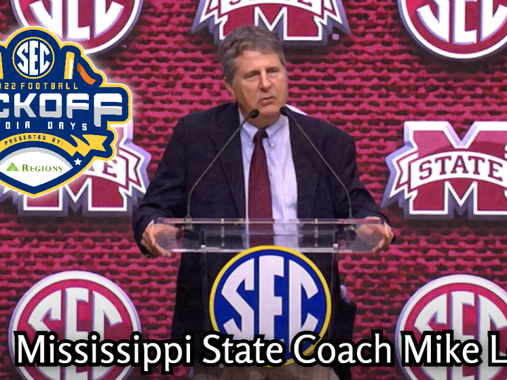 Mississippi State Mike Leach 2022 SEC media days